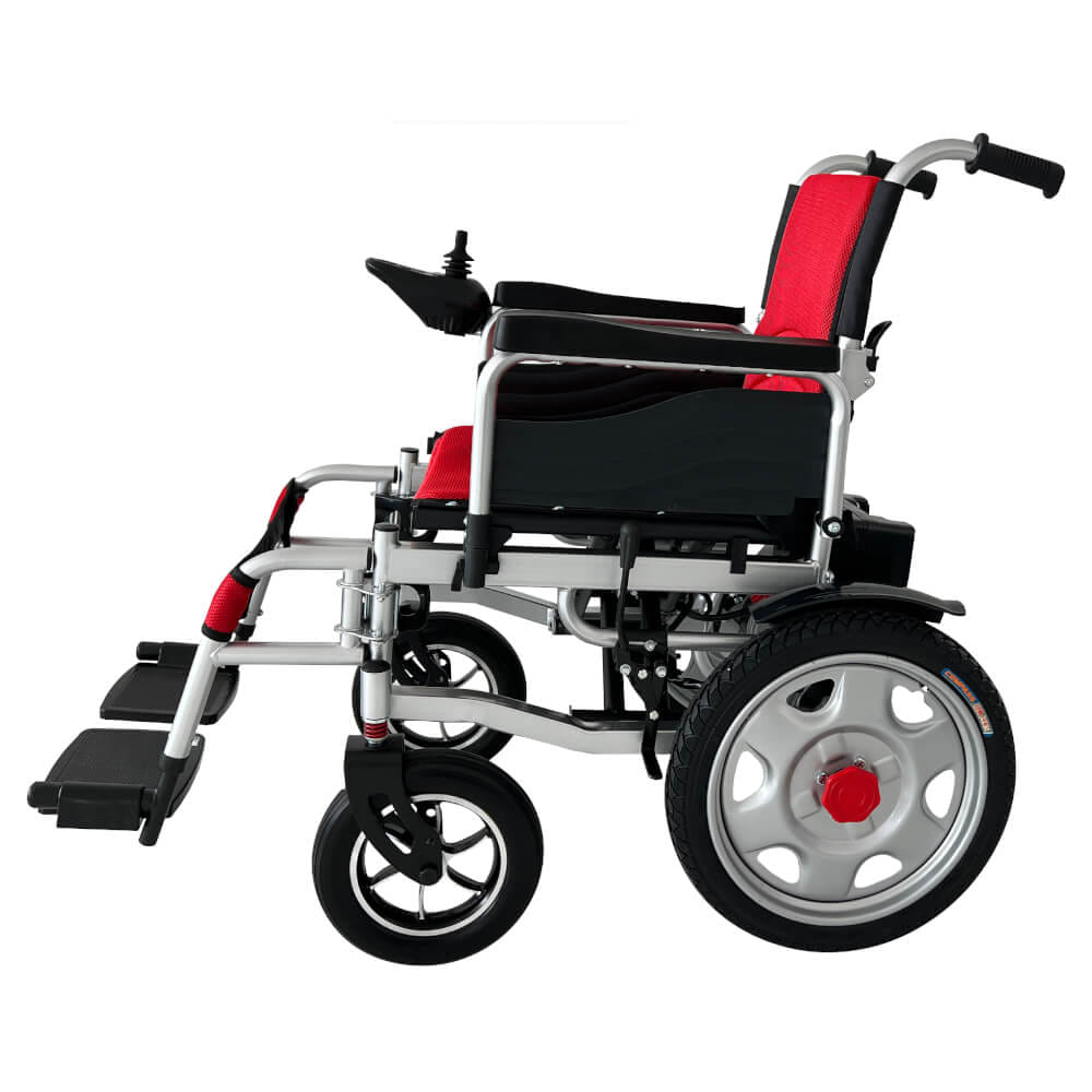 รถเข็นวีลแชร์ไฟฟ้า MIKI THAILAND JD-L07 สีแดง_1